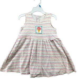 Marimekko Girls 3T Tank Dress Ice Cream Rainbow Sprinkle Print‎ Summer A-Line